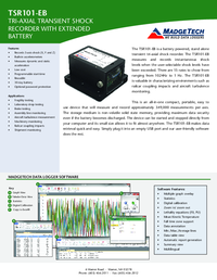 Thumbnail of document TSR101 EB Data Sheet 4805
